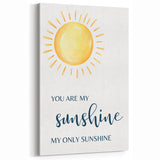You Are My Sunshine Print - Nursery Wall Art for Kids