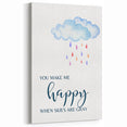 You Make Me Happy Print - Kids Room Art Prints for Nursery