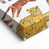 Kids Educational Wall Art - Wild Animals Learning Print