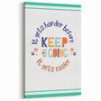 Kids' Room Educational Decor - Keep Going Motivational Print