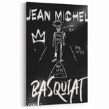 Raw Pop Art Wall Art – Jean-Michel Basquiat Graffiti Canvas Print