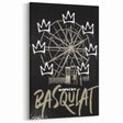 Basquiat-Inspired Pop Art Wall Art – Graffiti Ferris Wheel Canvas
