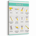 Classroom Educational Posters - Tools Learning Chart for Kids