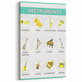 Classroom Educational Posters - Musical Instruments Chart