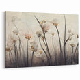 Elegant Floral Living Room Wall Art – Modern Canvas & Framed Print