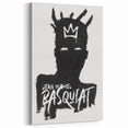 Modern Pop Art Wall Art - Bold Black and White Canvas Print