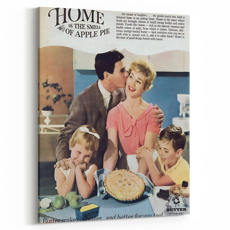Retro Apple Pie Kitchen Art - Vintage Prints for Classic Decor