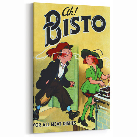 Retro Bisto Gravy Poster Art - Vintage Prints for Classic Decor
