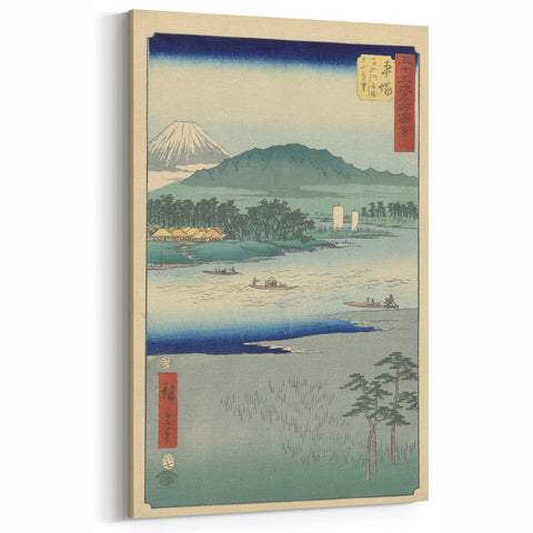 Vintage Japan Travel Poster – Retro Mount Fuji Landscape Art