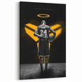 Urban Chic Pop Art Wall Art – Bold Black, Yellow, and White Canvas
