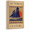 Vintage Sailing Travel Poster – Retro Nautical October Art