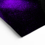 Fiery Passion Pop Art Wall Art – Bold Yellow, Purple, and Black Canvas
