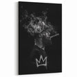 Urban Chic Pop Art Wall Art – Bold Black, Yellow, and White Canvas