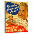 Vintage Chesterfield Cigarettes Ad Poster | Retro Father's Day Art