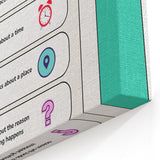 Kids Educational Wall Art – Question Words Learning Poster