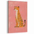 Stylish Cheetah Illustration - Playroom Wall Art