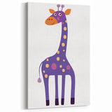 Whimsical Giraffe Print - Children's Wall Decor & Playroom Artwork