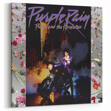 Retro Wall Art - Purple Rain Vintage Prints