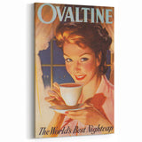 Retro Ovaltine Wall Art – Vintage Mid-Century Modern Poster Print