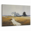 Vintage Landscape Art - Quiet House on a Country Path