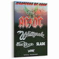 Retro Rock Band Poster – AC/DC, Whitesnake & More Wall Art