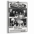 Aerosmith & Guns N' Roses Retro Poster – Vintage Rock Art