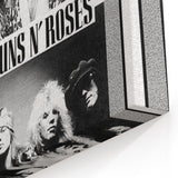 Aerosmith & Guns N' Roses Retro Poster – Vintage Rock Art
