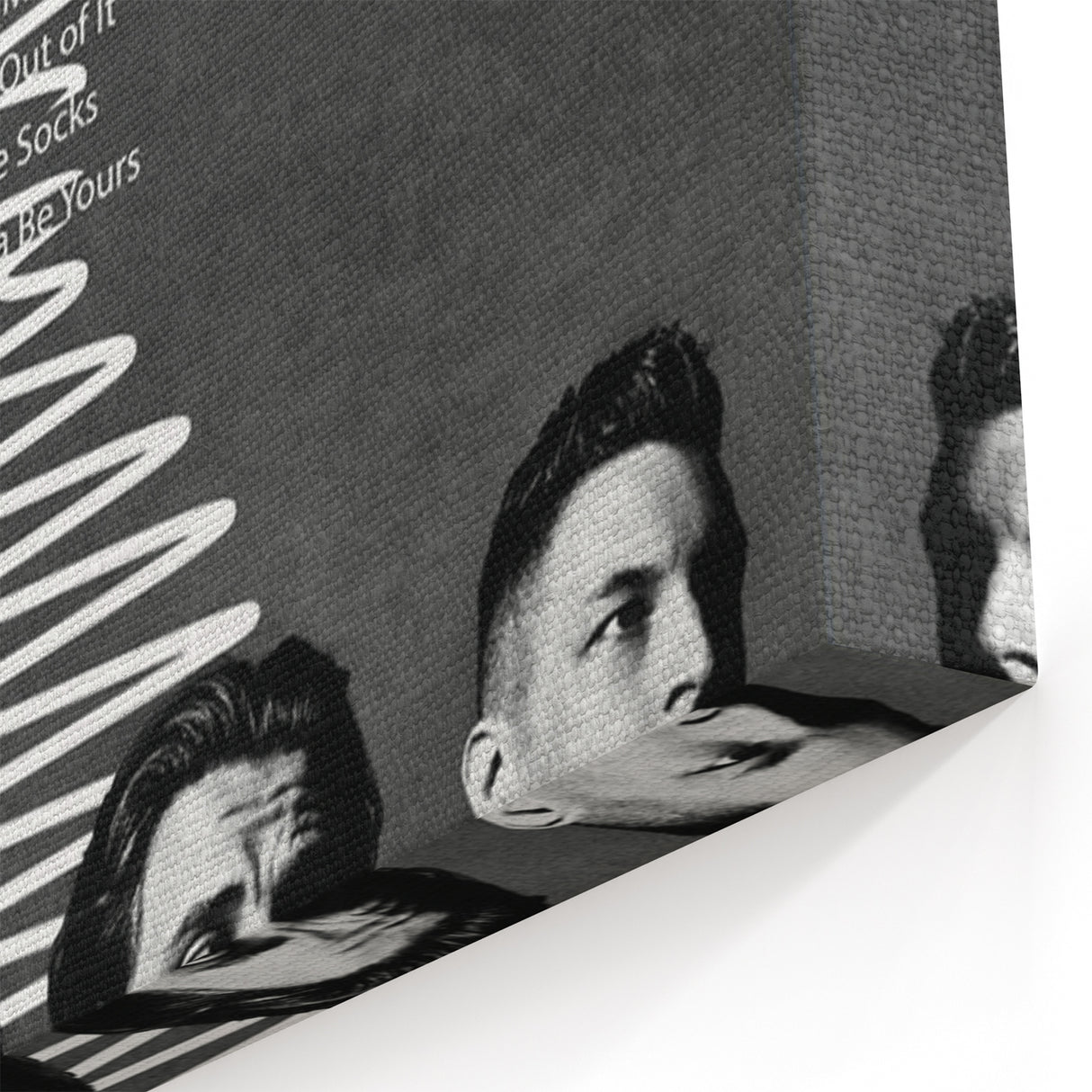 Arctic Monkeys Retro Poster – Vintage Black & White Wall Art