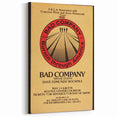 Bad Company Burnin' Through America Poster – Retro Rock Art
