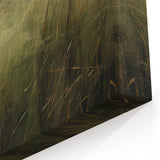 Vintage Landscape Art - Tall Grass in Tranquil Rural Setting