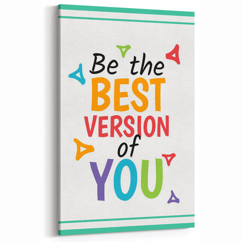 ABC Alphabet Canvas Art - Motivational Kids Wall Decor