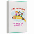 STEM Learning Wall Art - Inspiring Knowledge Poster for Kids