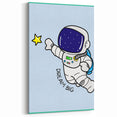 STEM Learning Wall Art - Dream Big Space Astronaut Print