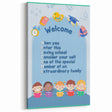 Classroom Educational Posters - Welcome to School Print