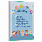 Classroom Educational Posters - Welcome to School Print