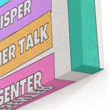 Classroom Educational Posters - Voice Levels Learning Chart