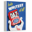 Retro Daz Detergent Poster - Vintage Laundry Room Wall Art