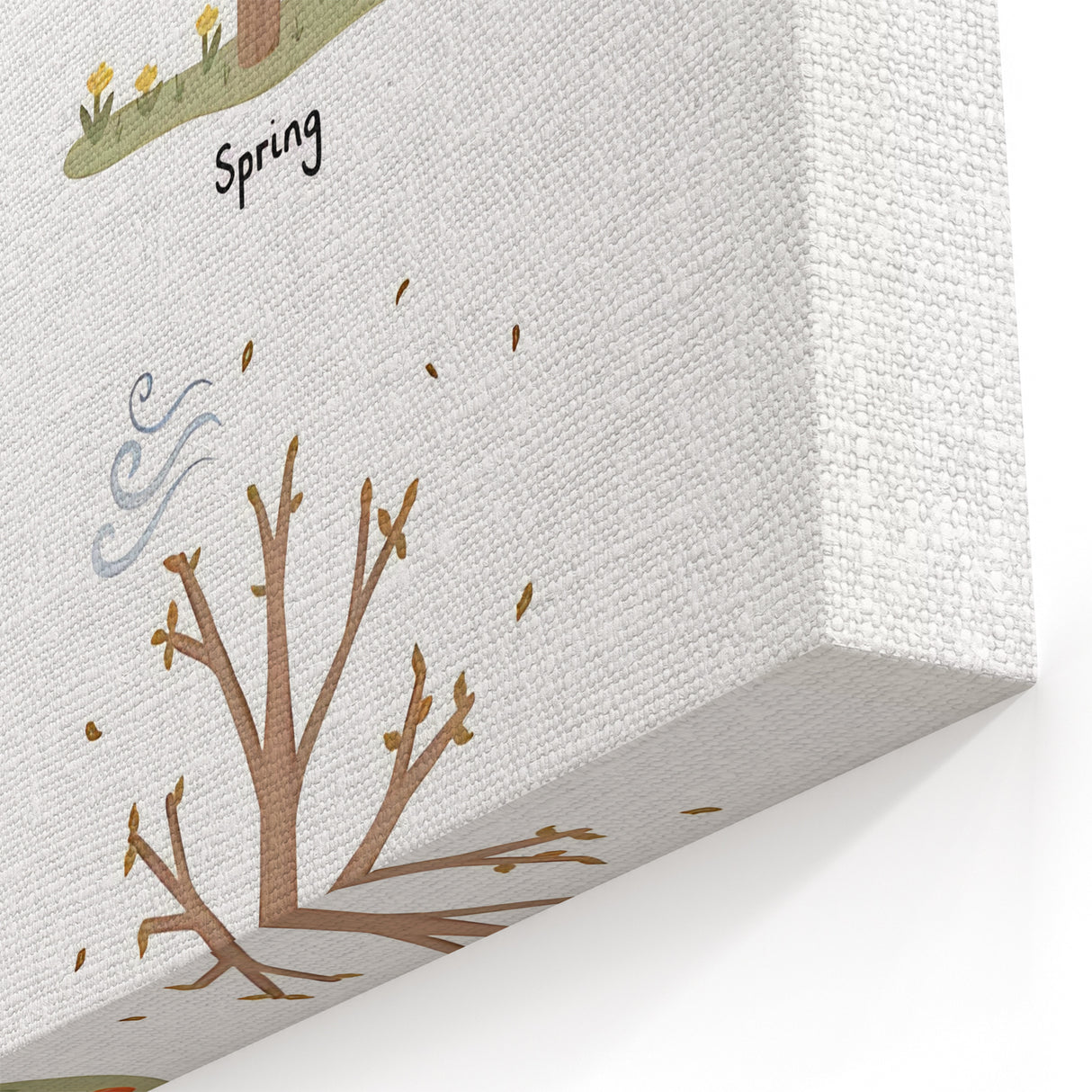 Seasons Kids Educational Wall Art - Learning Poster for Classrooms