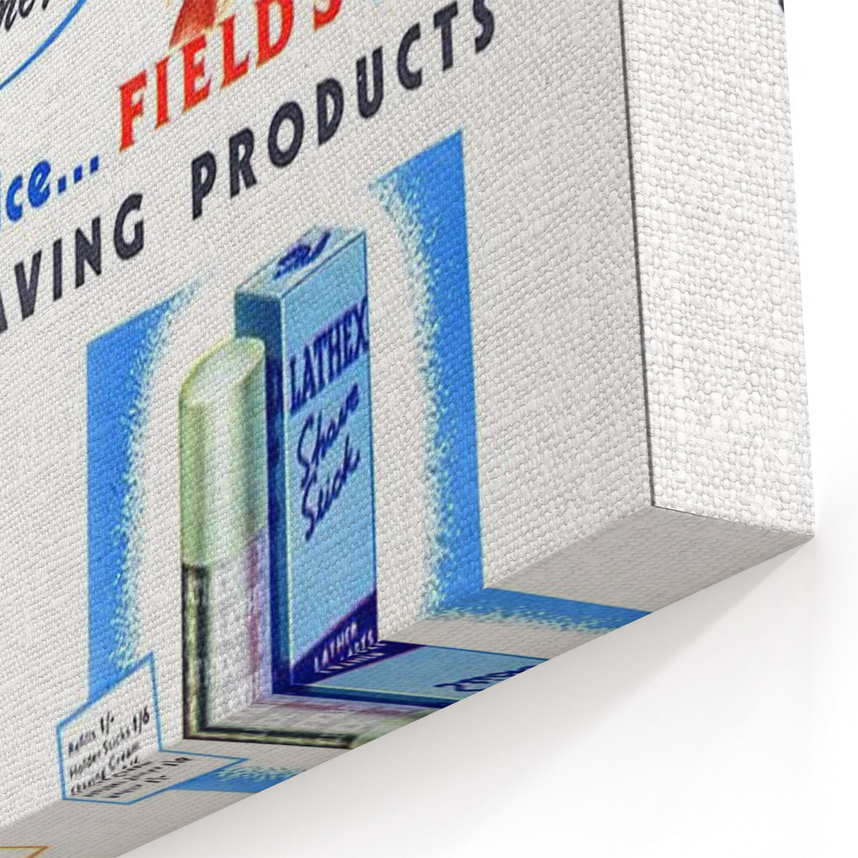 Retro Field-Day Shaving Poster - Vintage Bathroom Wall Art Print