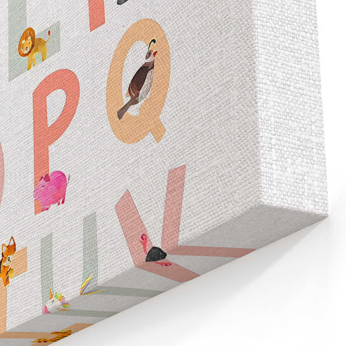 ABC Alphabet Kids Educational Wall Art - Learning Poster for Classrooms