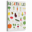 Vegetables Kids Educational Wall Art - Learning Poster for Classrooms
