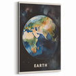 Earth Kids Educational Wall Art - Space and Geography Learning Poster