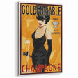Retro Golden Sable Champagne Poster - Vintage Bar Wall Art