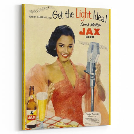 Retro JAX Beer Vintage Print – Classic Mid-Century Wall Art