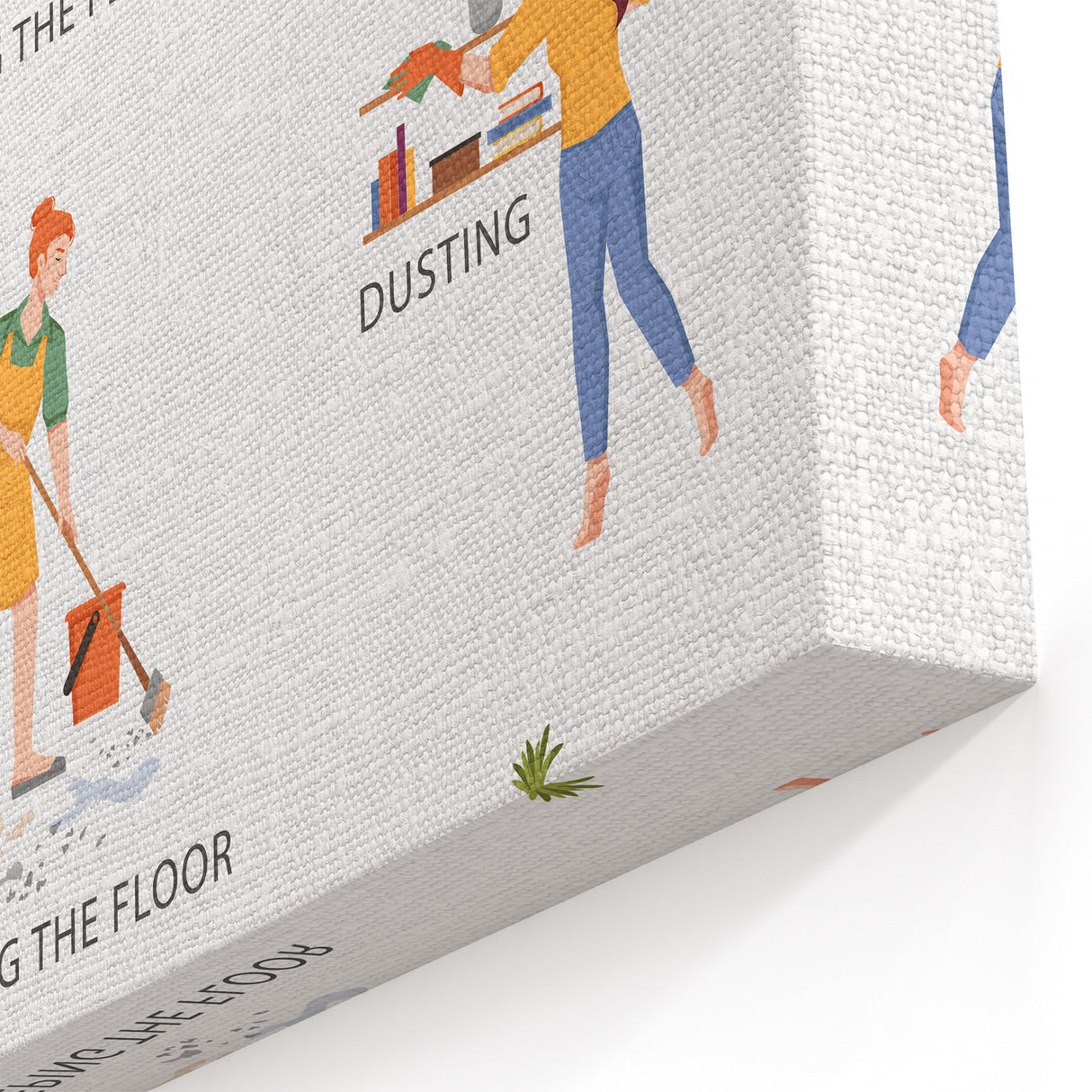 House Chores Educational Wall Art - Kids' Learning Poster