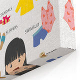 Clothing Educational Wall Art - Kids' Learning Poster