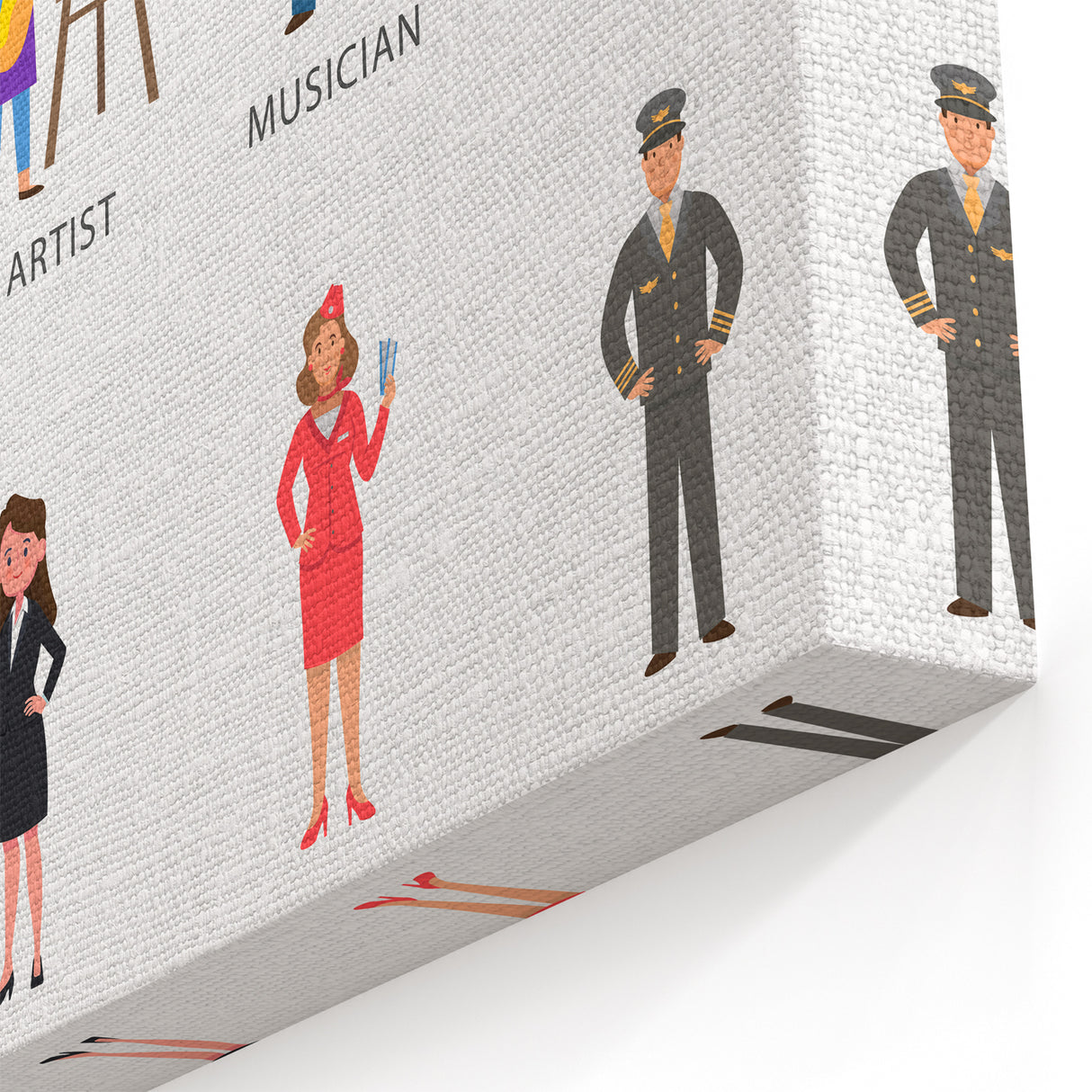 Professions Educational Wall Art - Kids' Learning Poster