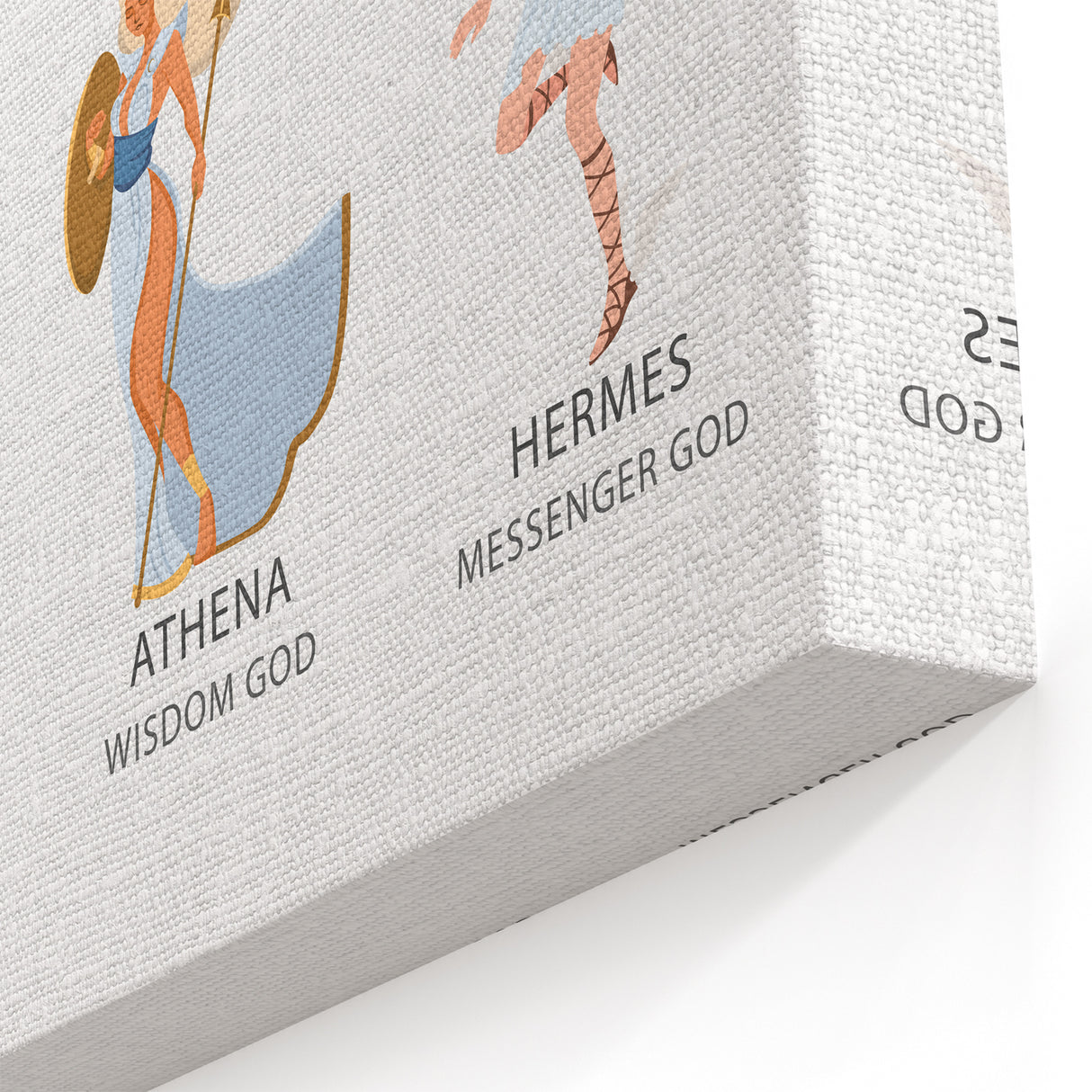 Ancient Greek Gods Educational Wall Art - Kids' Learning Poster