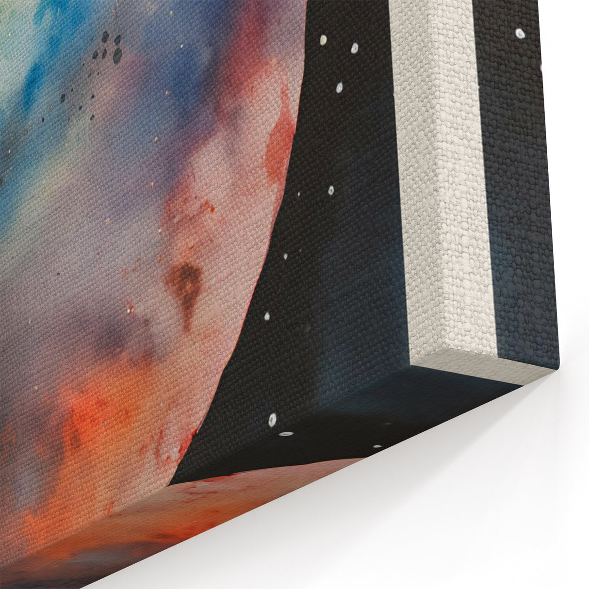 ABC Alphabet Canvas Art - Mercury Planet Space Poster