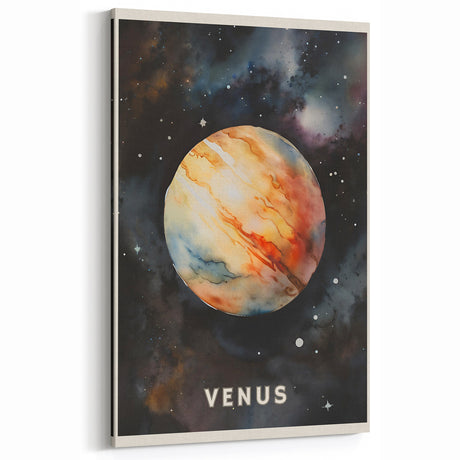 Kids' Room Educational Decor - Venus Planet Space Art Print